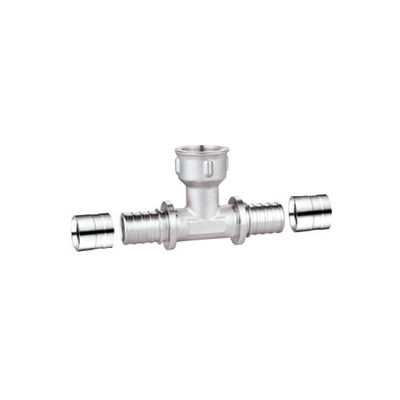 Σφυρηλατημένος ευθύς θηλυκός συνδετήρας 16mm 20mm 25mm ορείχαλκου για το σωλήνα PEX